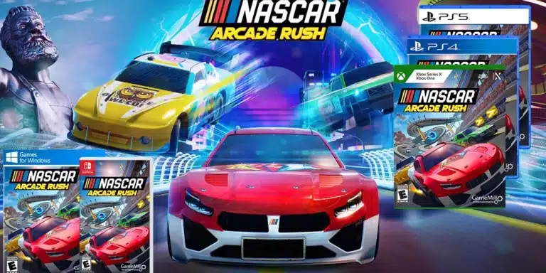 เกมแข่งรถ NASCAR Arcade Rush NASCAR Arcade Rush ประกาศลง PS5, Xbox Series, PS4, Xbox One, Switch และ PC