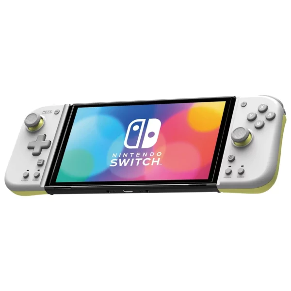 HORI Split Pad Compact Light Gray & Yellow for Nintendo Switch