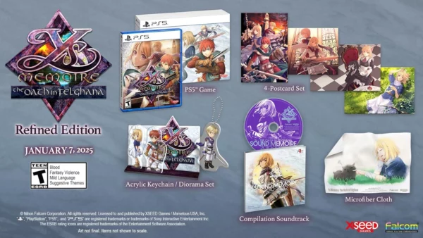 Ys Memoire The Oath in Felghana Refined Edition Playstation 5