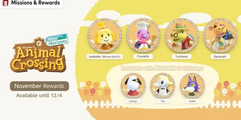 ภารกิจและรางวัล ไอคอนวันเกิดเกม Animal Crossing ประจำเดือนพฤศจิกายน 2023